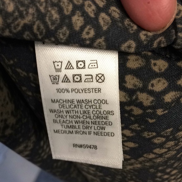 NWT Nicole Miller Snake Print Dress size 10 - Picture 7 of 7